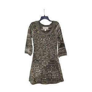 Nick & Mo marled green sweater dress size small
